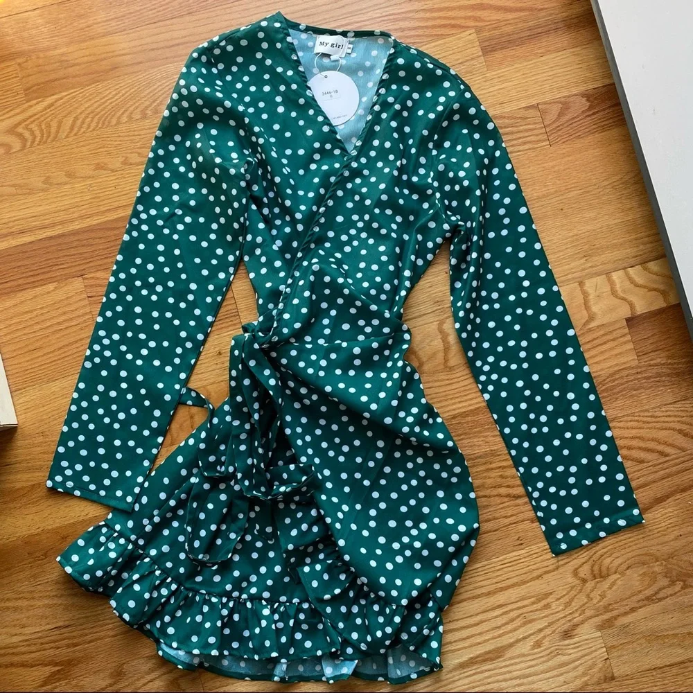 Verge Girl Green Dress NWT - Picture 2 of 6